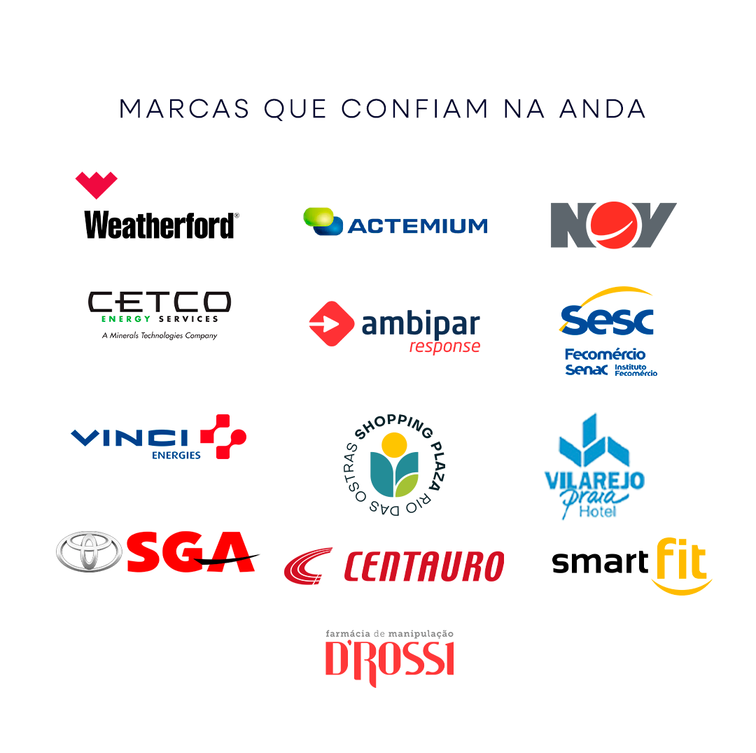 Marcas que confiam na Anda.